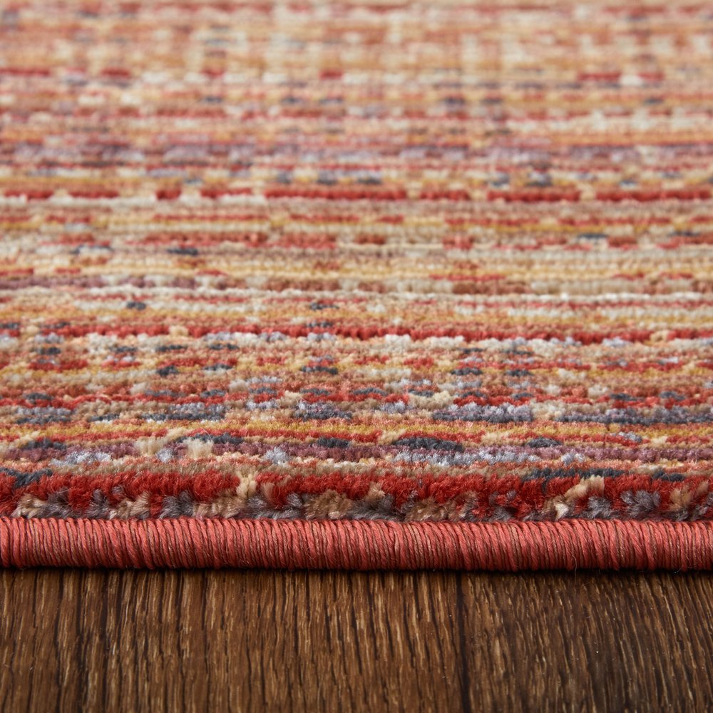 Tan and Brown Power Loom Area Rug | 9' x 13'