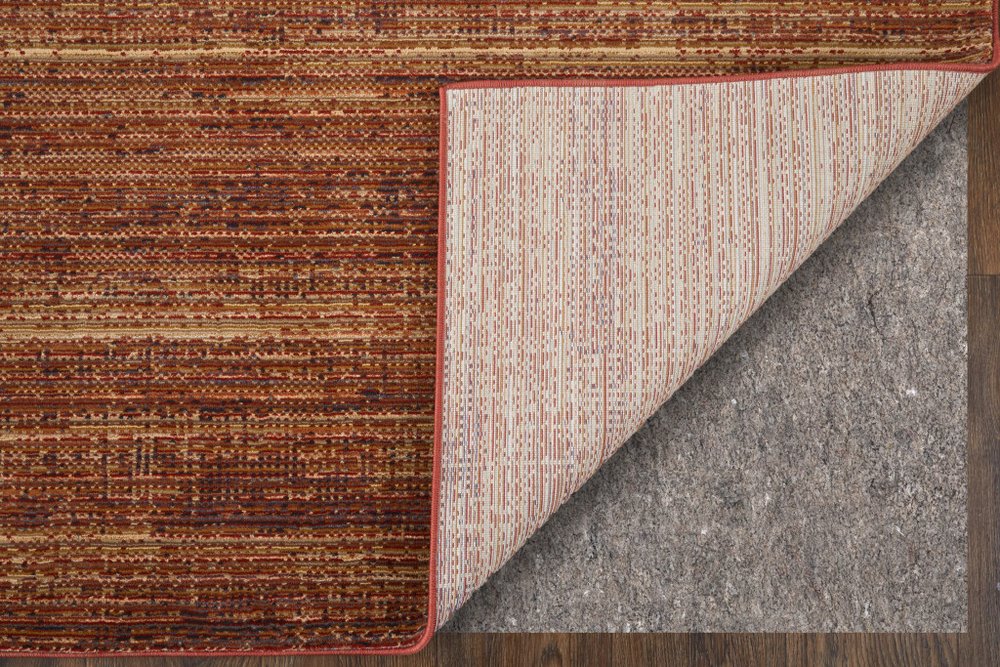 Tan and Brown Power Loom Area Rug | 9' x 13'