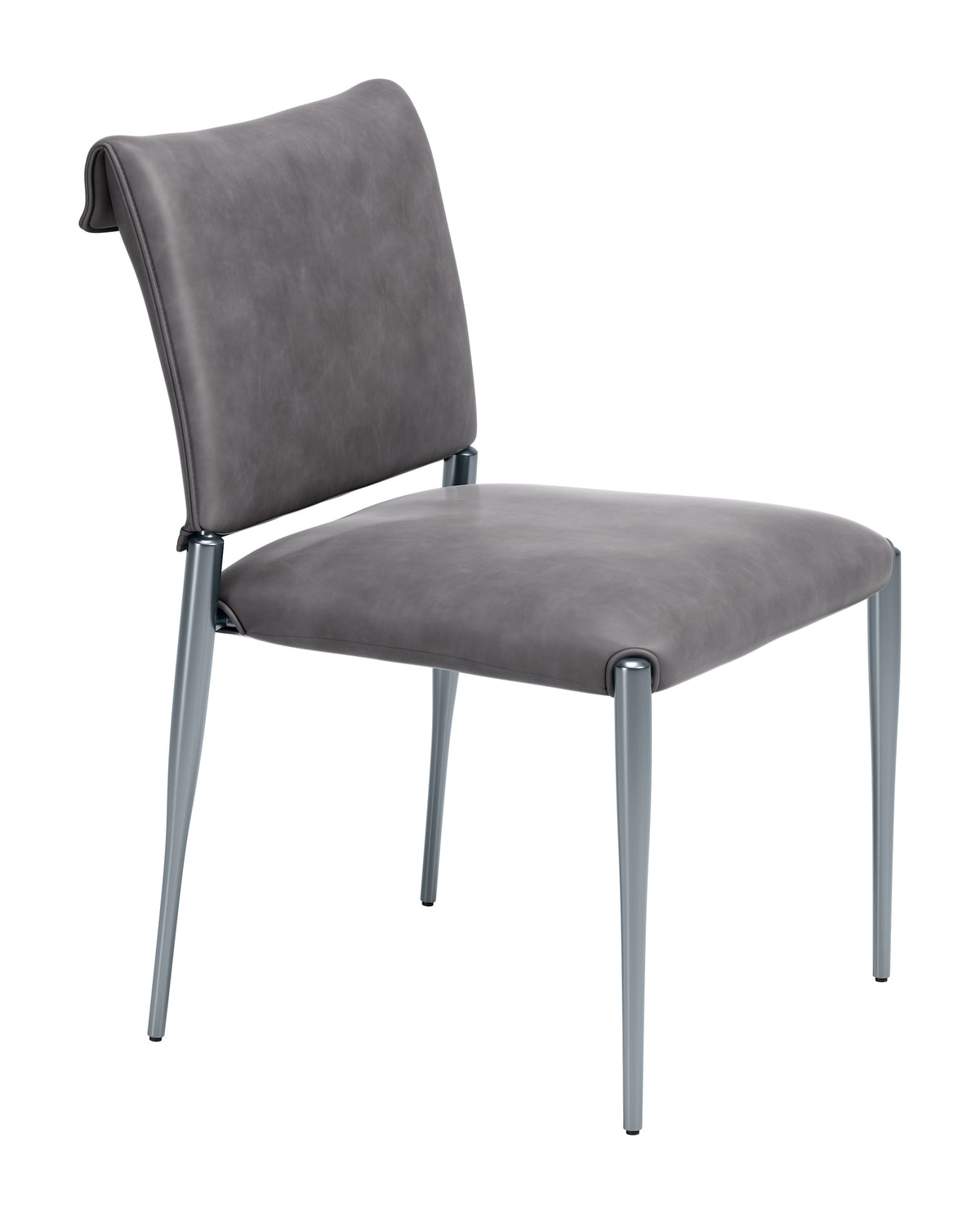 Freesia Charcoal Gray Dining Chair (Set of 2)