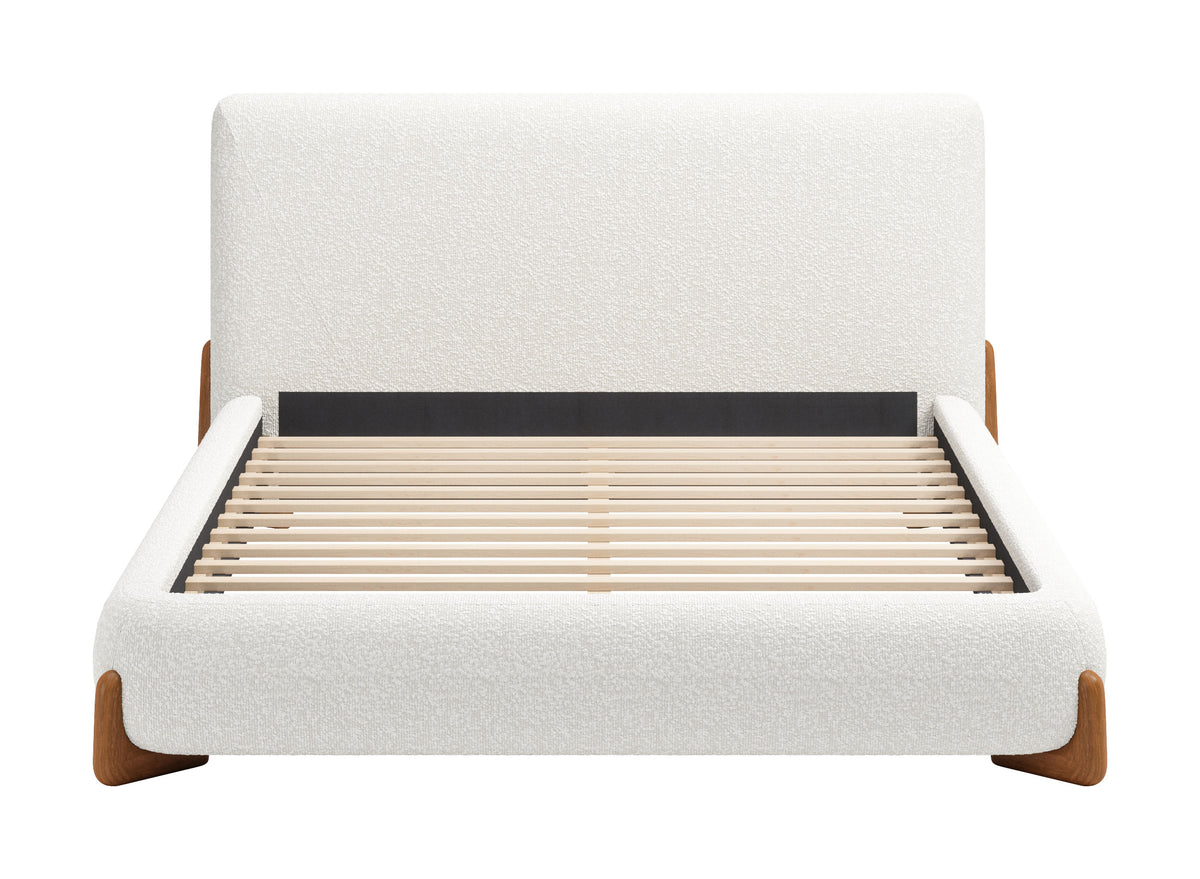Baris Ivory Queen Bed