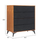 Zarif Black & Walnut Chest