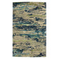 Sand And Green Wool Abstract Hand Tufted Area Rug | 9' x 13' showcasing contemporary design and a unique color palette.