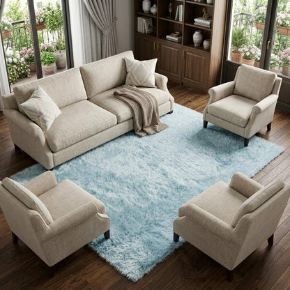 Sky Blue Area Rug | 9' x 14'