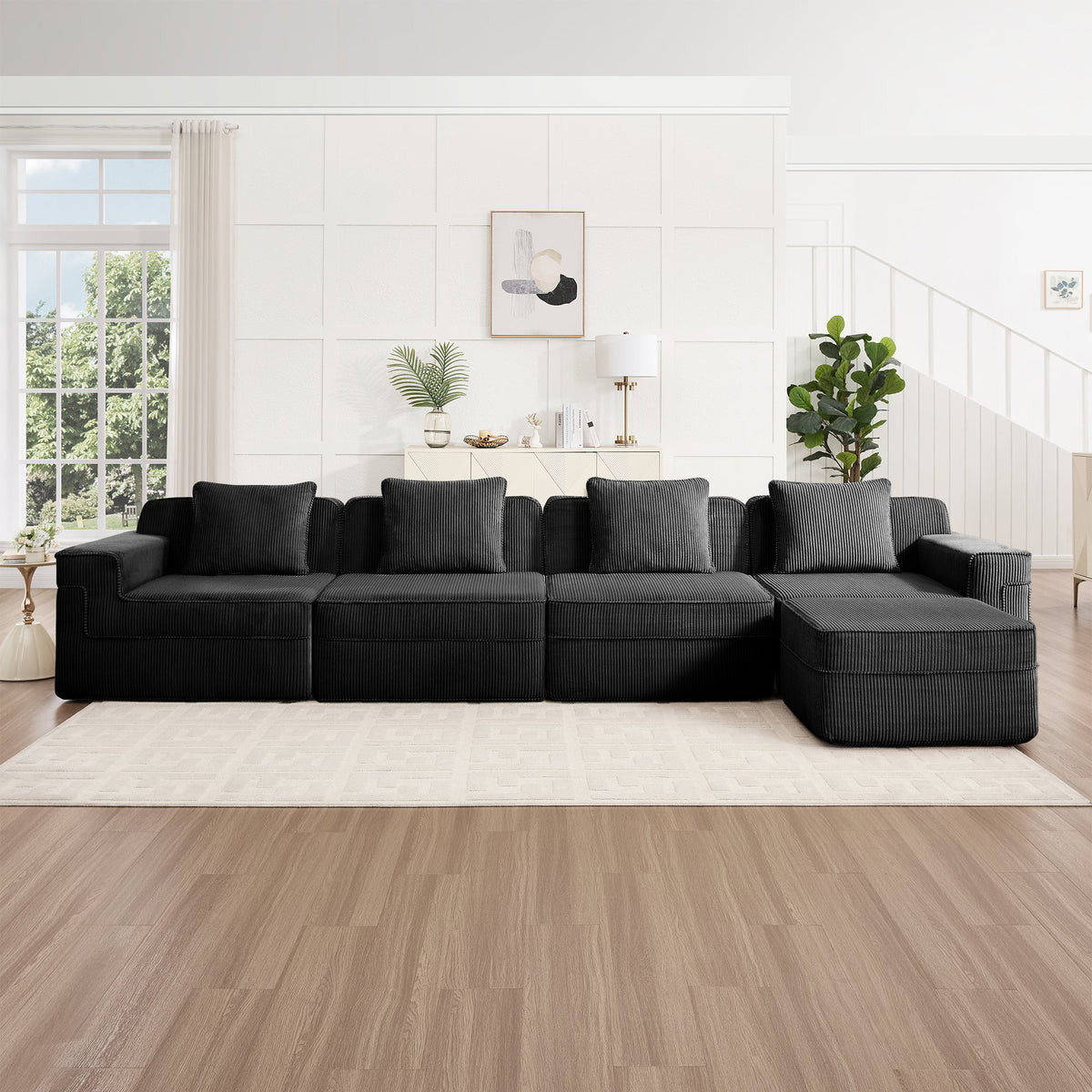 Dorin Corduroy Modular Sectional