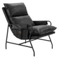 Halaus Black Accent Chair