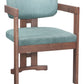 Poly Moss Gray & Walnut Dining Chair