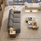 Augusta Sofa – Made in USA, Custom Fabric Options, 83" Classic Design - Catalina Steel - Fabric (4)