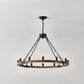 Vero Wagon Wheel Chandelier