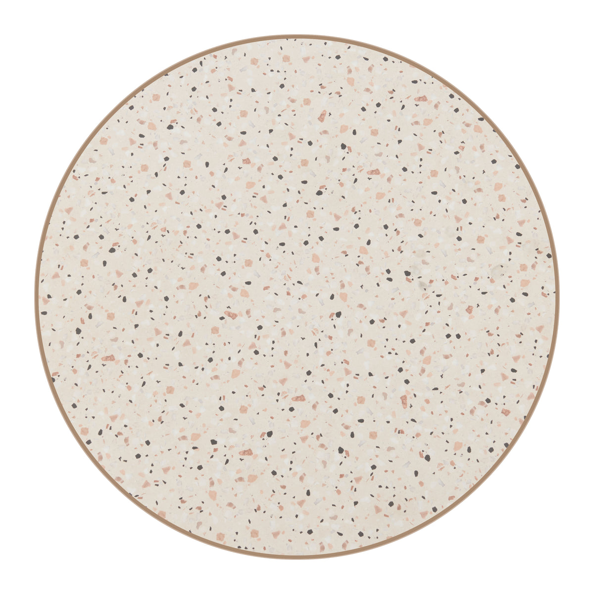 Bite Bistro Table in Beige & Gold