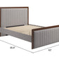 Somune Gray & Walnut Queen Bed