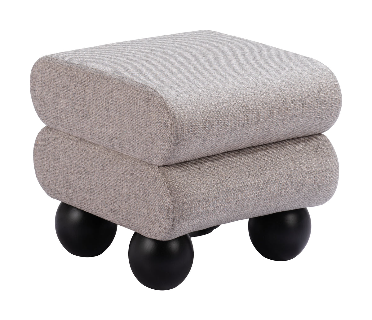 Davao Gray Ottoman