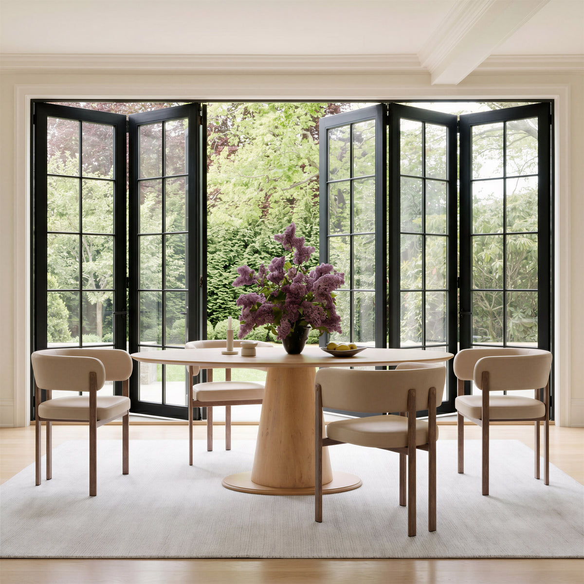 Ruge Beige Dining Chair (Set of 2)