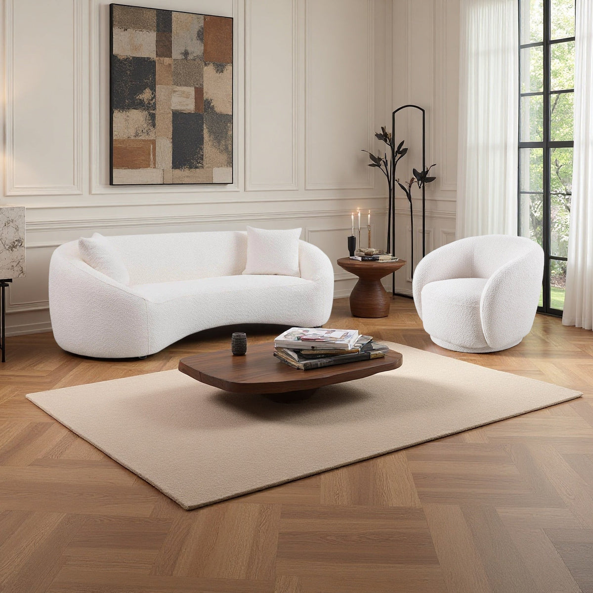 Lysander Curved Sofa