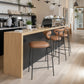 Rorun Brown Barstool (Set of 2)