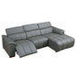 Modern Leather Chaise Sofa Sectional 113" (2 Colors)