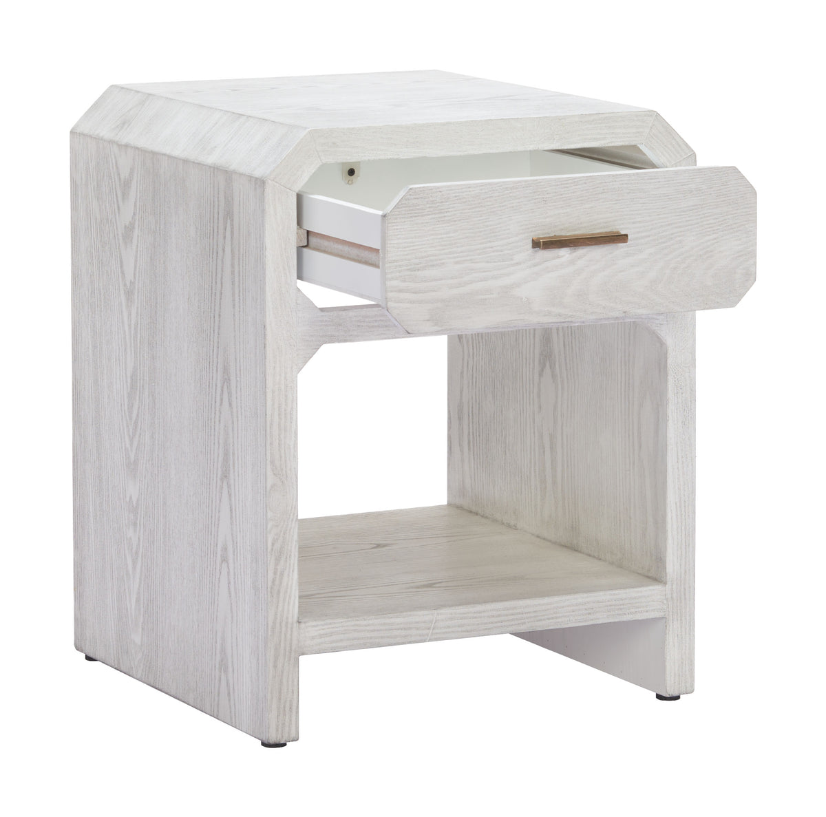 Yume Oak White Side Table