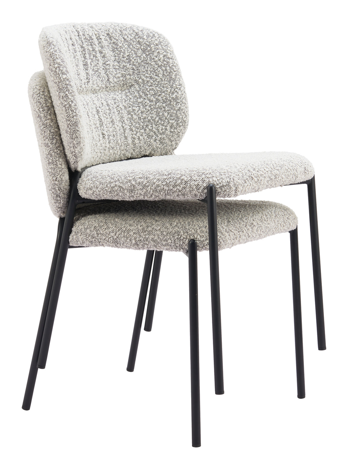 Plat Gray Dining Chair (Set of 2)