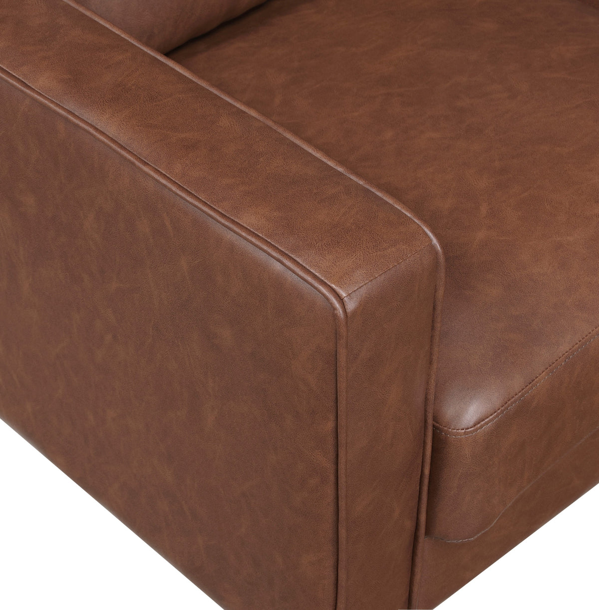 Thayer Faux Leather Sofa