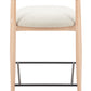 Equinox Oyster Gray & Natural Barstool