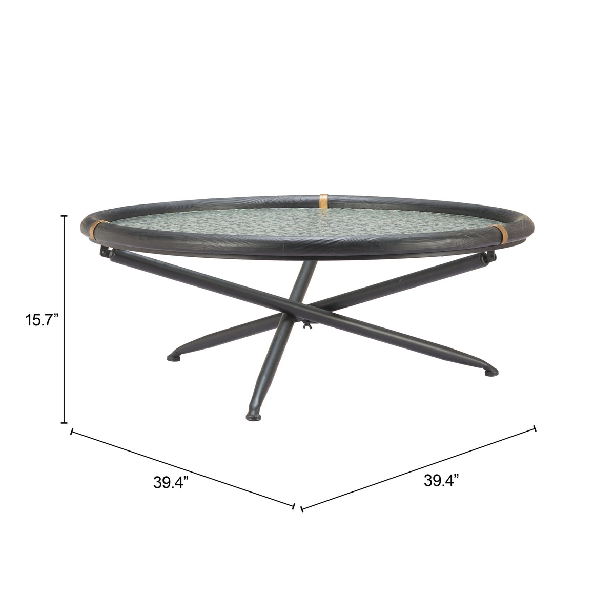 Aneis Black Coffee Table