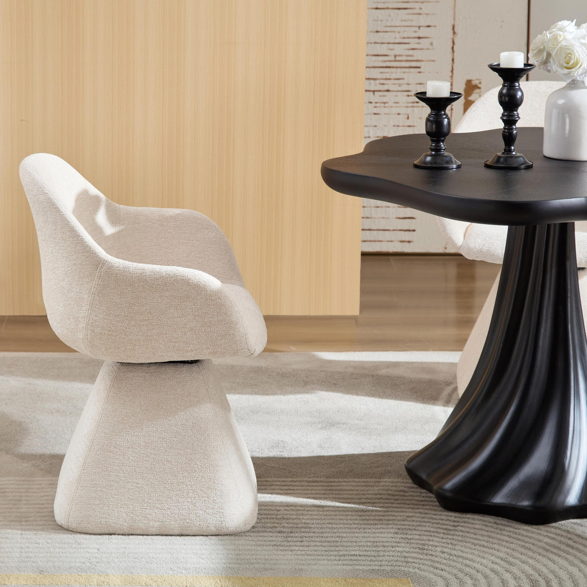 Ebba Swivel Barrel Chair