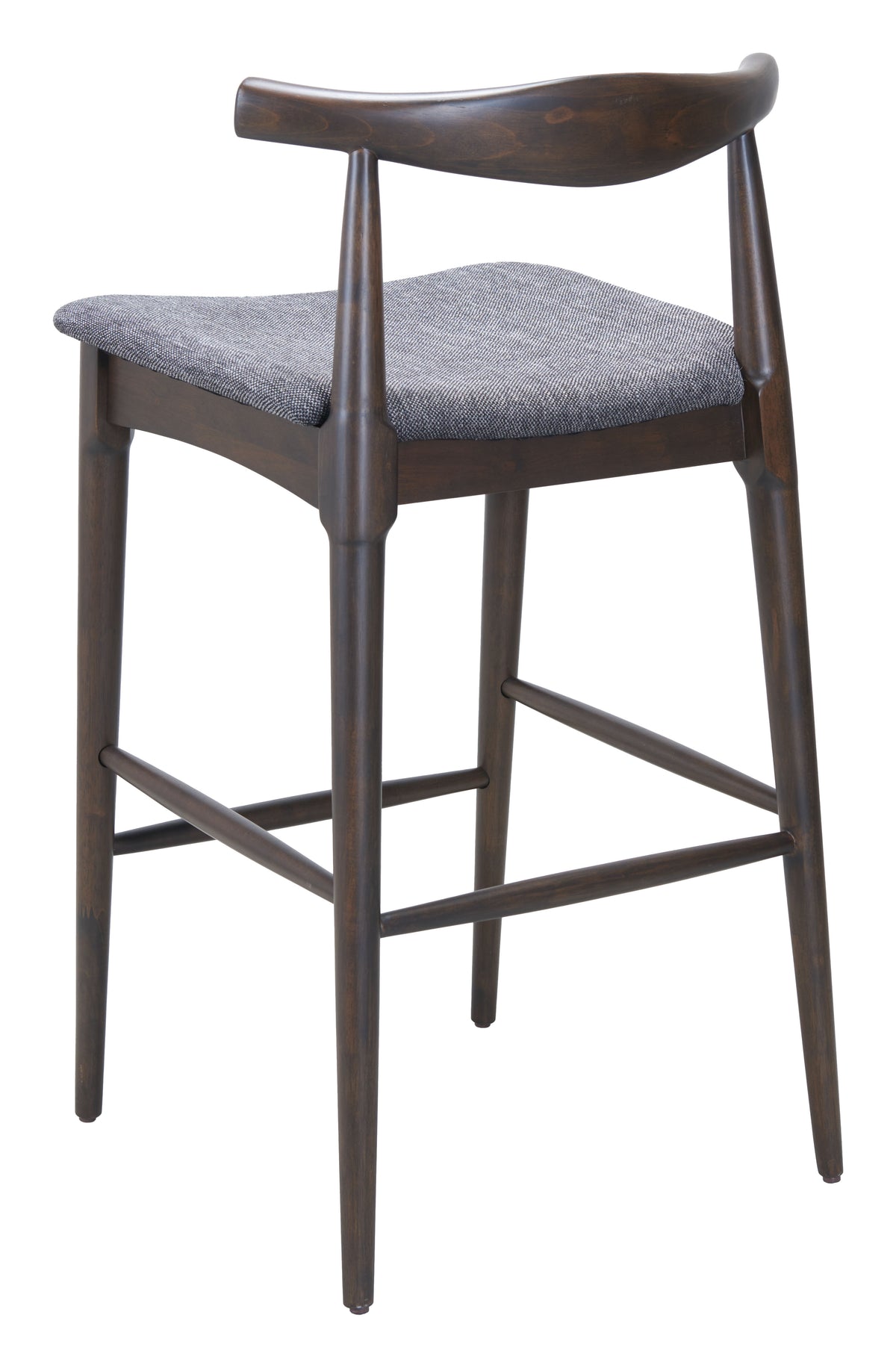 Tuzka Gray & Espresso Barstool (Set of 2)