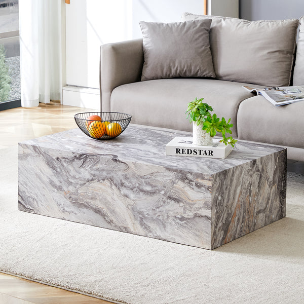 Callan Stone-Pattern Coffee Table – 39