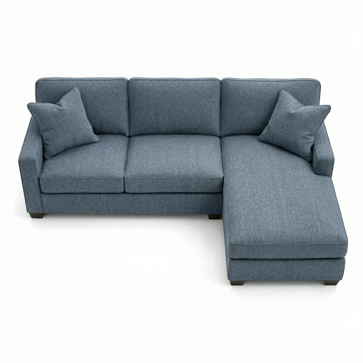 Clifford L-Shaped Sectional Sofa – Made in USA, 9 Fabric Options - Leslie Peacock - Fabric (7)