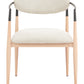 Equinox Oyster Gray & Natural Dining Chair
