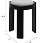 Banjul Misty Gray Ottoman
