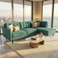 Talmadge Sectional Sofa – 120" L-Shaped, Made in USA - Hepburn Emerald - Fabric (9)