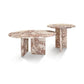 Wynn Marble Coffee Table Set in Diamond Pink