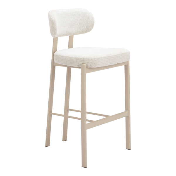 Aurea Light Gray Barstool (Set of 2)