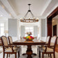Vero Wagon Wheel Chandelier