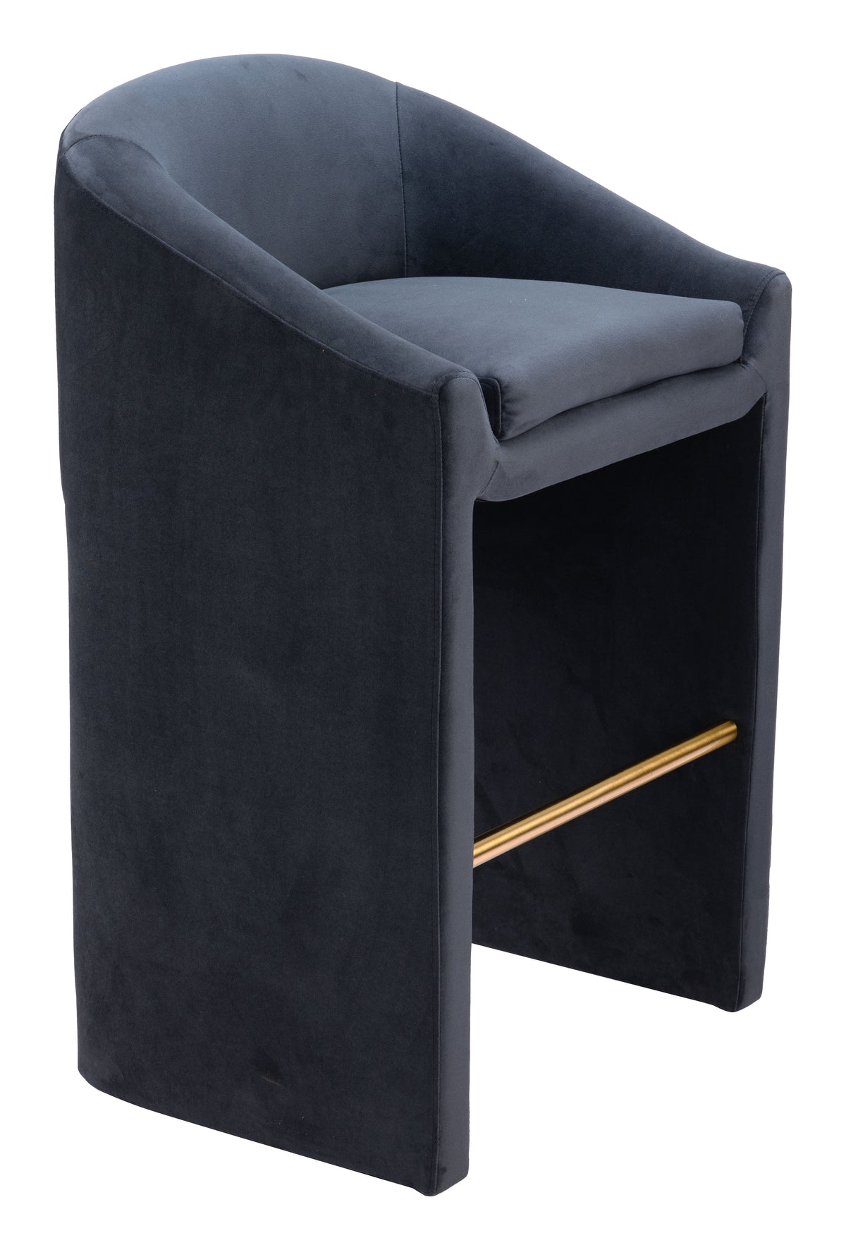 Emas Midnight Gray Barstool