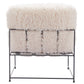Pelut White Accent Chair