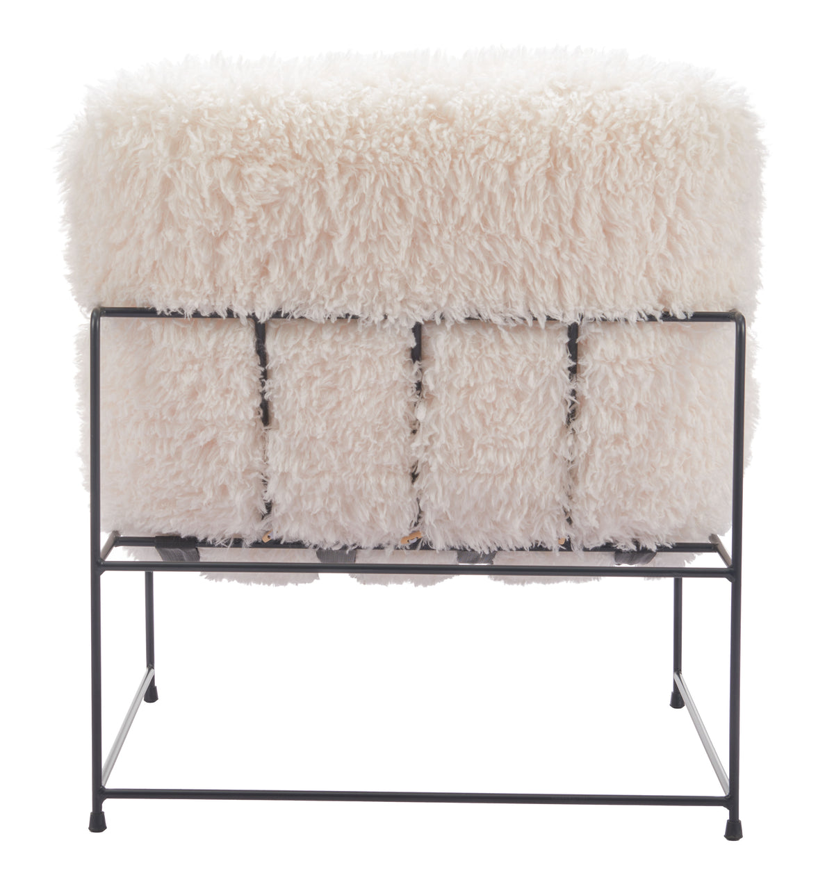 Pelut White Accent Chair