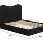 Sele Black Queen Bed