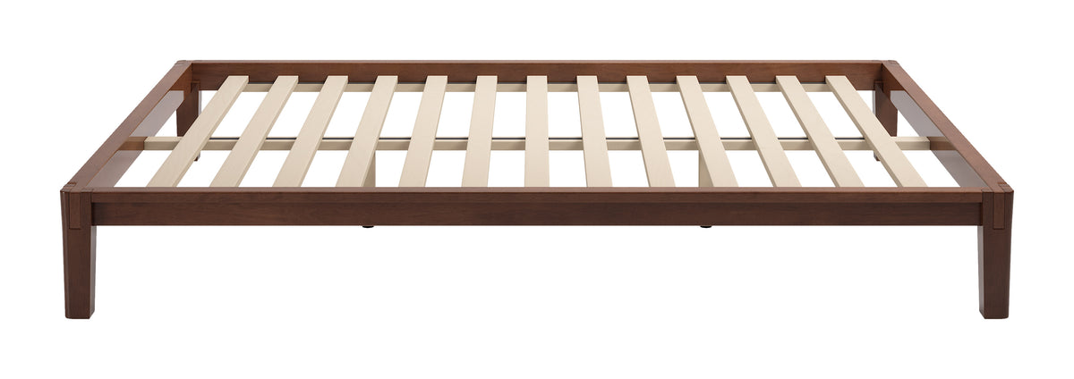 Luum Queen Platform Bed Frame in Walnut