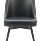 Keppel Swivel Dining Chair (Set of 2) in Black
