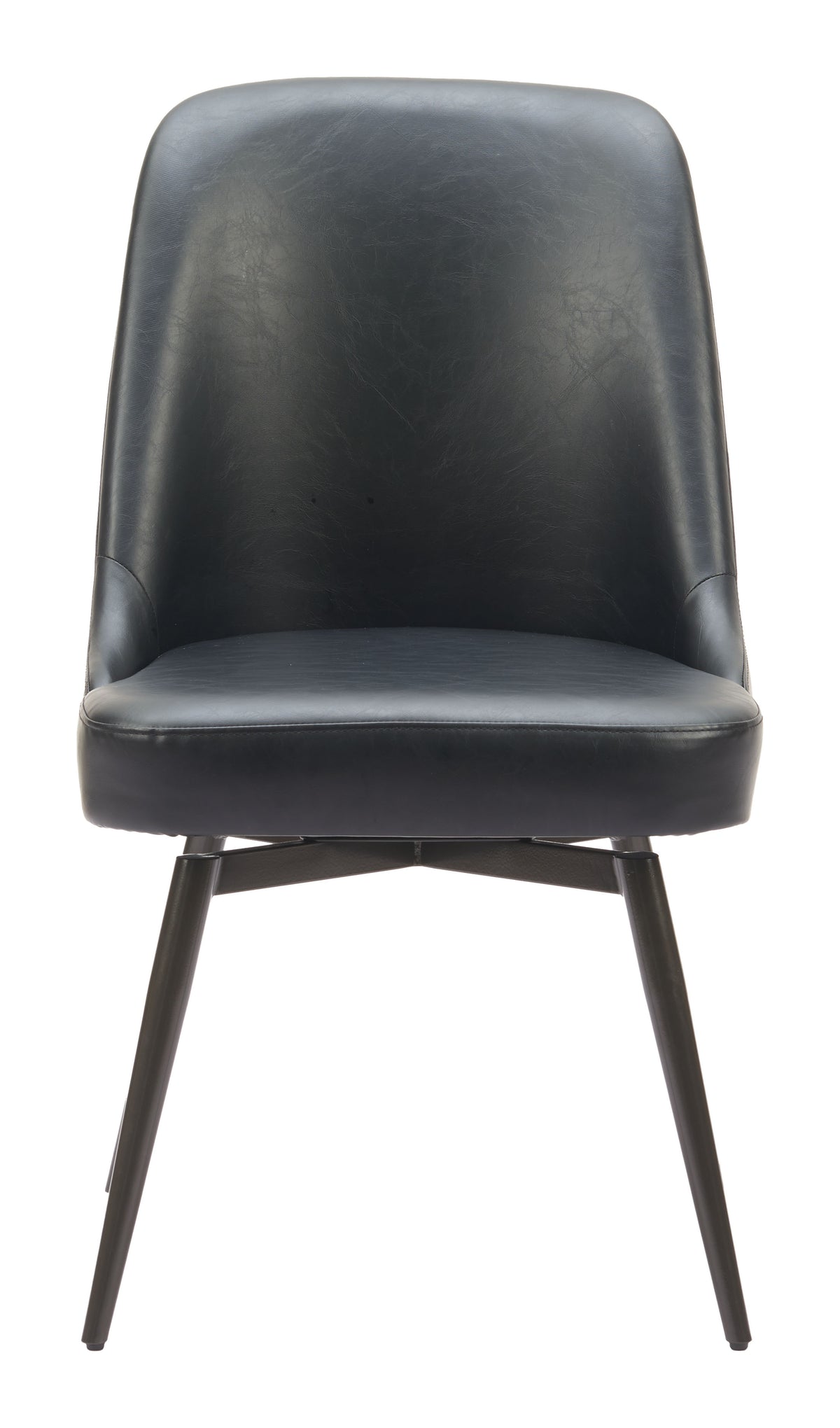 Keppel Swivel Dining Chair (Set of 2) in Black