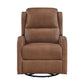 Alaric Leather Glider Recliner