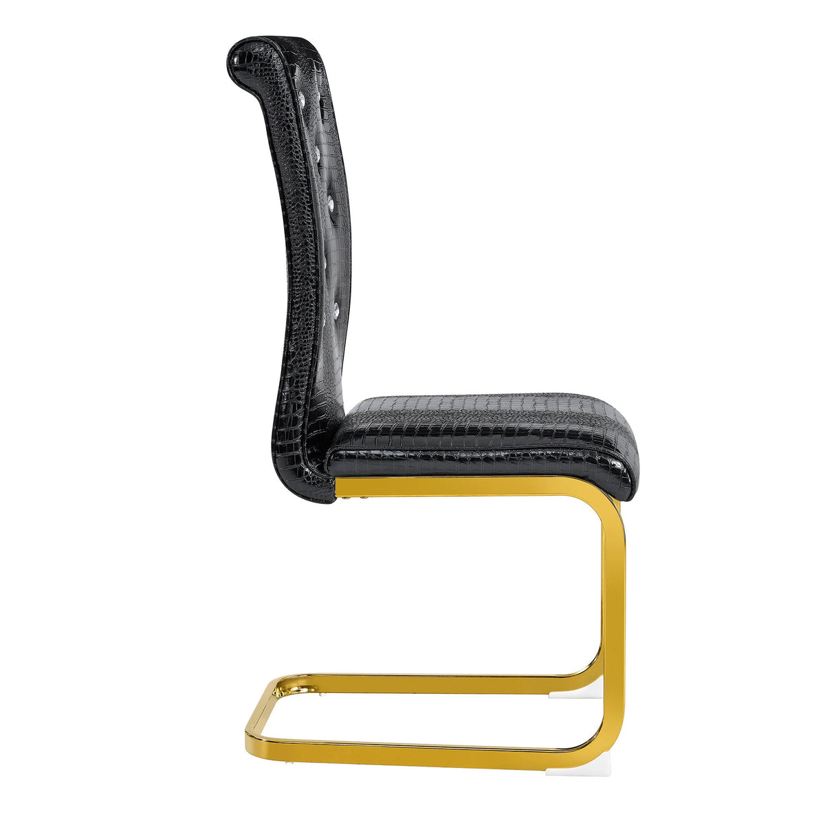 Kinsey Black, Gold Legs, Set of 2