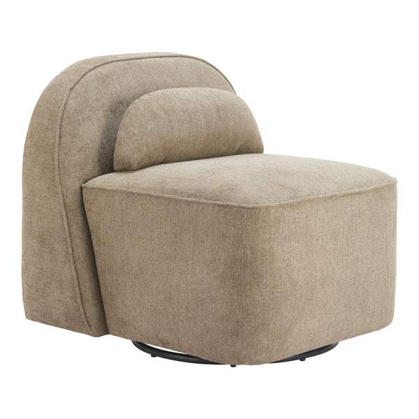 Kakao Olive Brown Swivel Chair