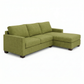 Modena L-Shaped Sectional Sofa - Notion Appletini - Fabric (1)