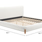 Baris Ivory King Bed