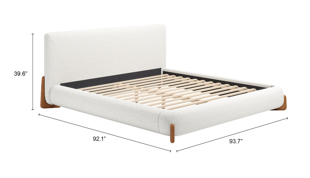 Baris Ivory King Bed