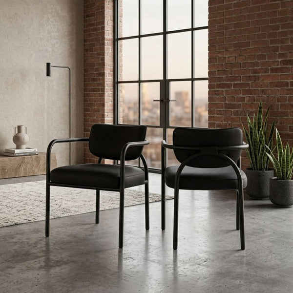 Orson Ink Blue Upholstered Dining Chair – 24