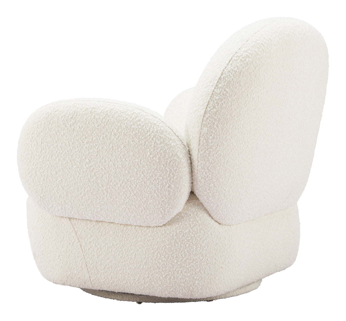 Pilka White Swivel Chair