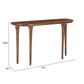 Spiker Walnut Console Table